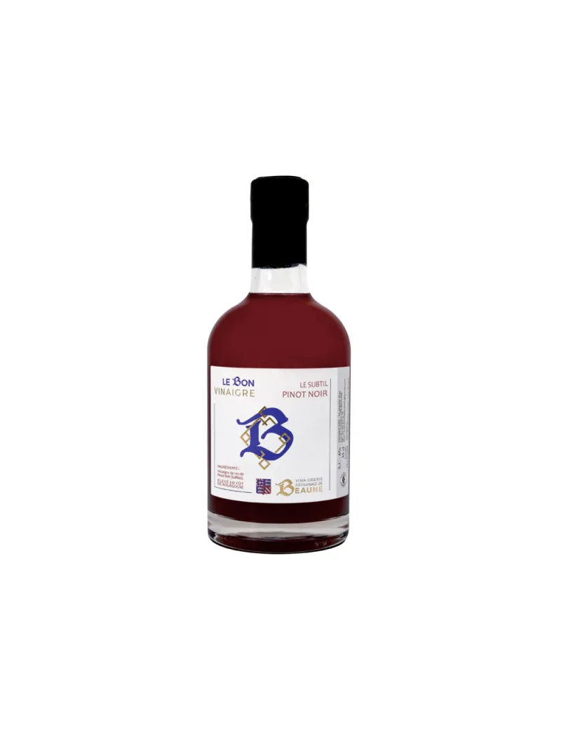 Vinegar Le Subtil Pinot Noir de Bourgogne 35cl Vinaigrerie Artisanale de Beaune - Le Bon Vinaigre