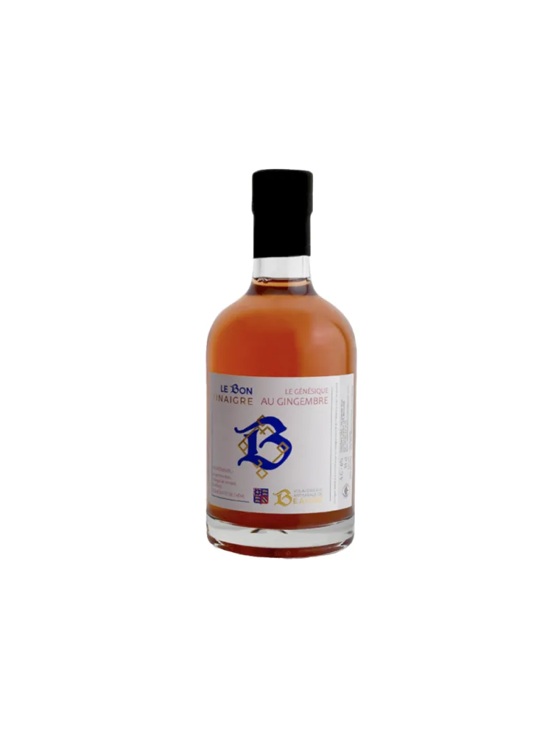 Vinegar Le Génésique au Gingembre 35cl Vinaigrerie Artisanale de Beaune - Le Bon Vinaigre