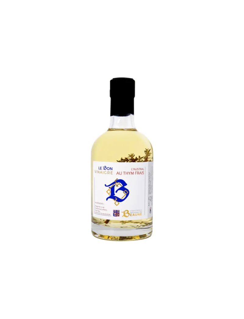 Vinegar L`Austral au Thym Frais 35cl Vinaigrerie Artisanale de Beaune - Le Bon Vinaigre