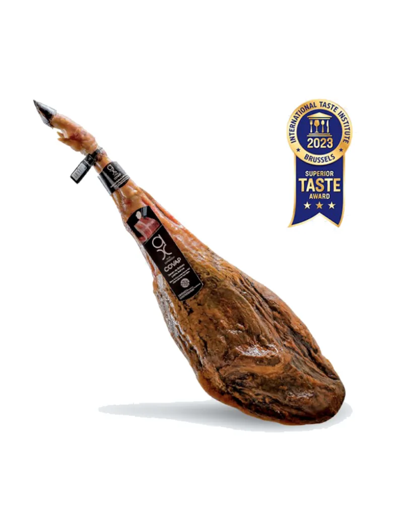 COVAP 100% Iberian High Expression Acorn-fed Ham 8-8,5Kg approx (black flange)