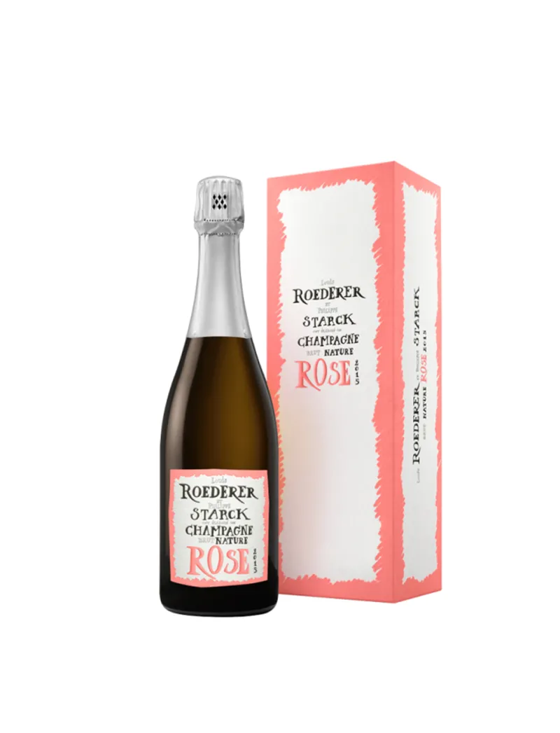 Champagne Louis Roederer Brut Nature Rosé x Starck Edition 2015