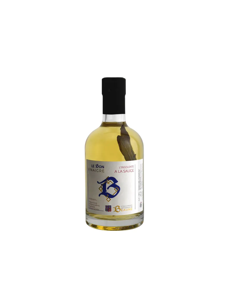 Vinegar L'Insolente a La Sauge 35cl Vinaigrerie Artisanale de Beaune - Le Bon Vinaigre