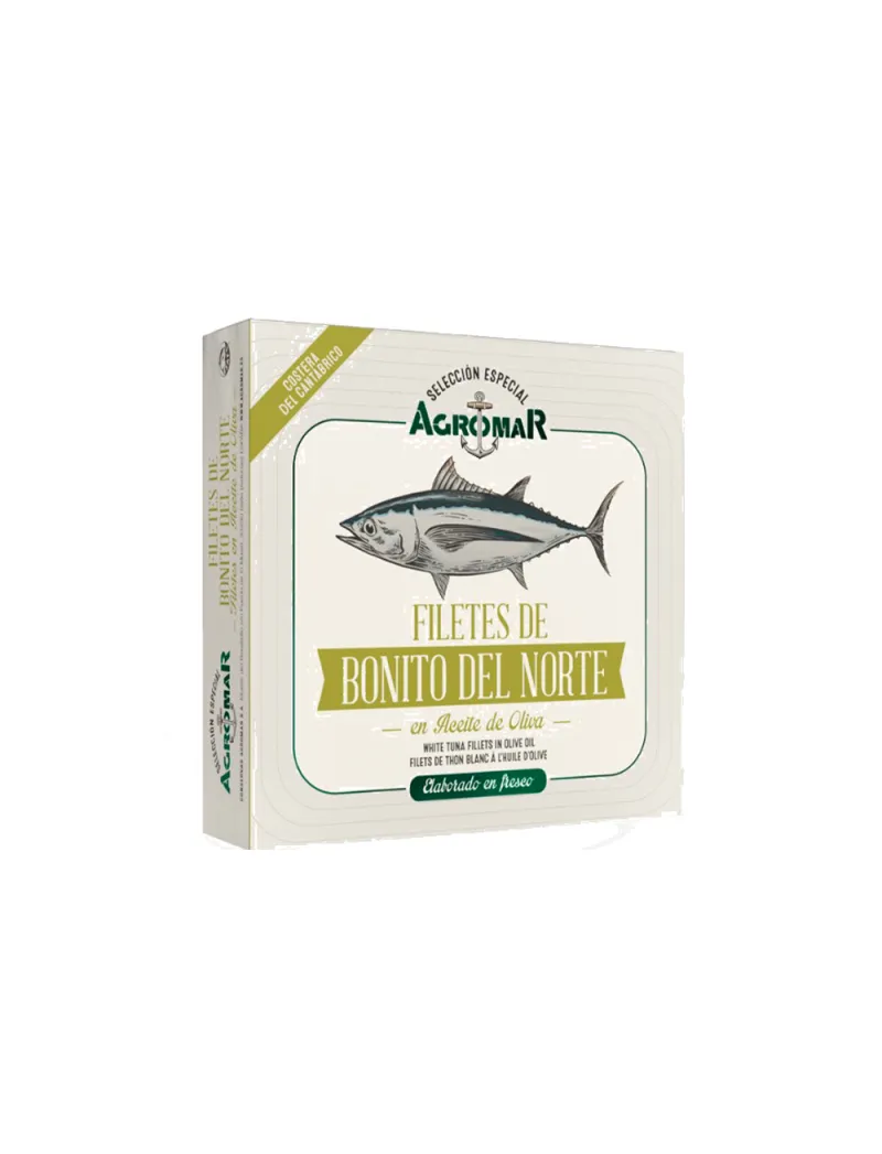 White tuna fillets in olive oil Agromar 550g