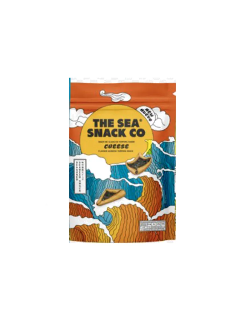 Snack de algas en tempura sabor Cheese The Sea Snack Co