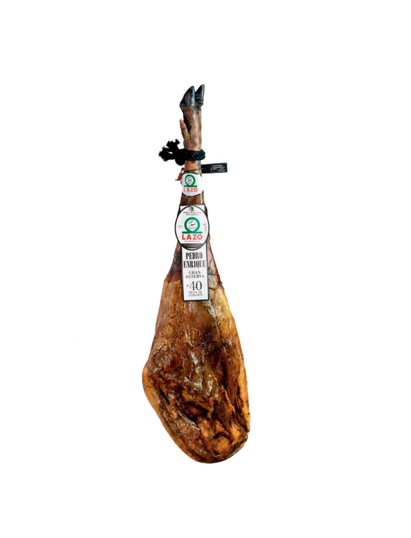 LAZO 100% Iberian Acorn-fed Ham "Gran Reserva Pedro Enrique" - More than 40 months of curing 7,7Kg