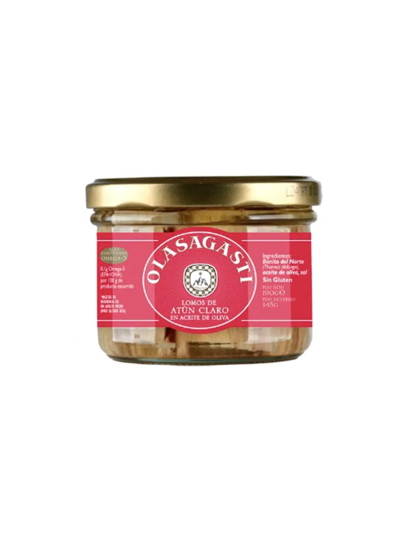 Light Tuna loins in olive oil 190g Olasagasti