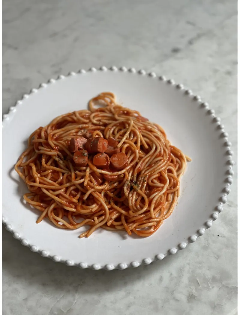 Spagetti with Sausage and Tomato Sauce Casa Ortega 500g Approx