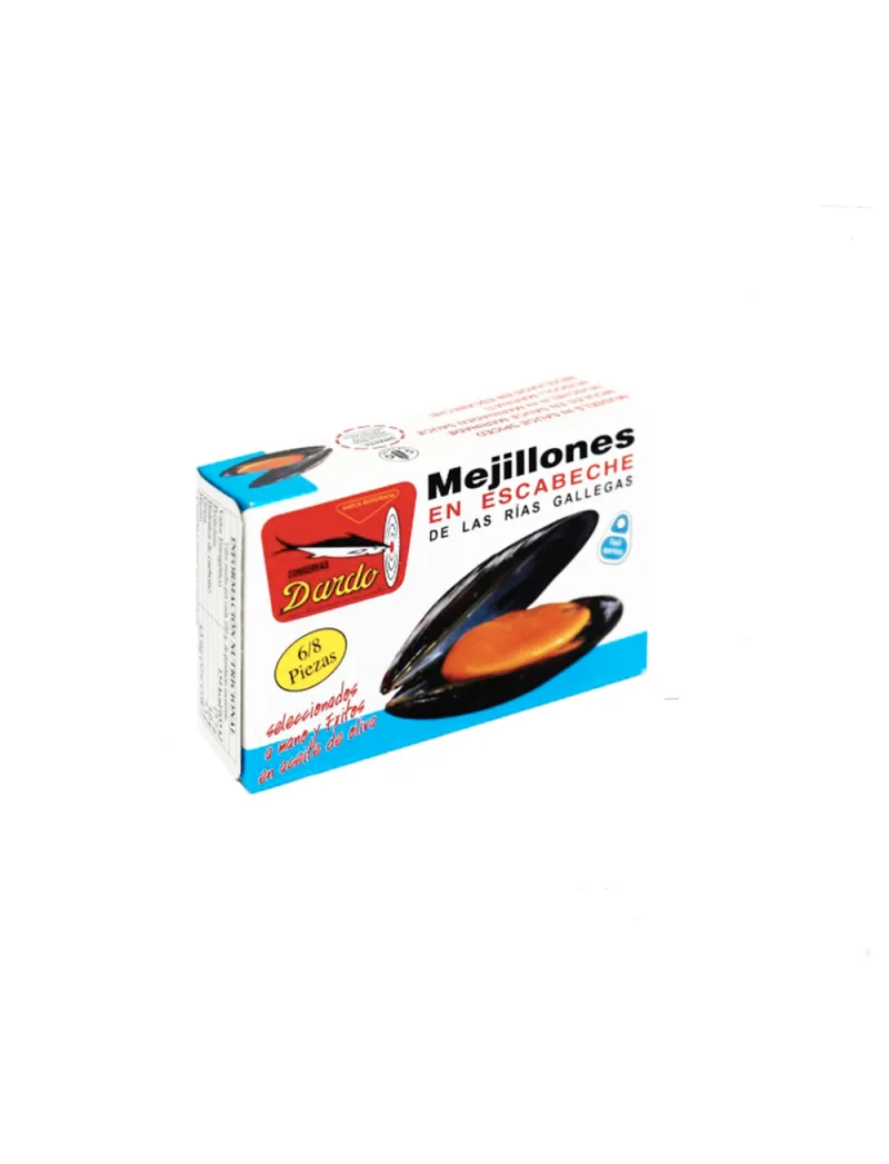 Mejillones en escabeche 6/8 piezas Conservas Dardo