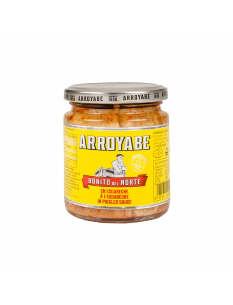 White Tuna in pickled sauce Arroyabe Jar 227g