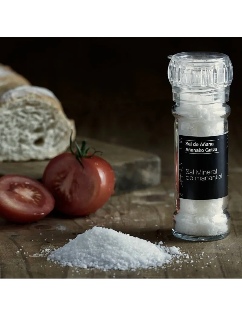 Mineral Spring Salt Grinder 75 gr. Añana Salt