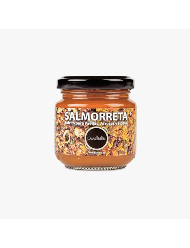 Salmorreta, Sofrito for Paellas, Rice and Fideuá 100% natural - Paellalia - 140g