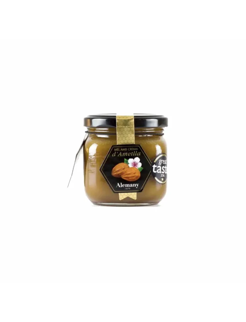Honey with almond cream 250g Alemany
