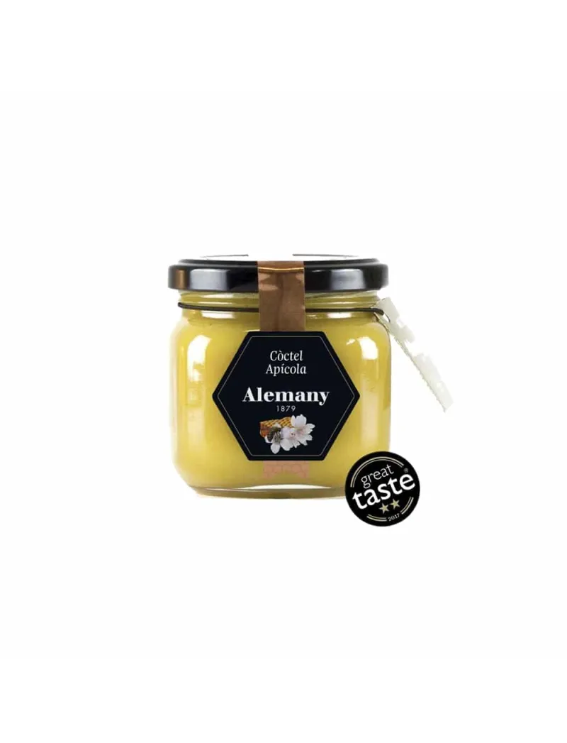 Honey with Pollen, Jelly and Propolis, Beekeeping Cocktail 250g Alemany