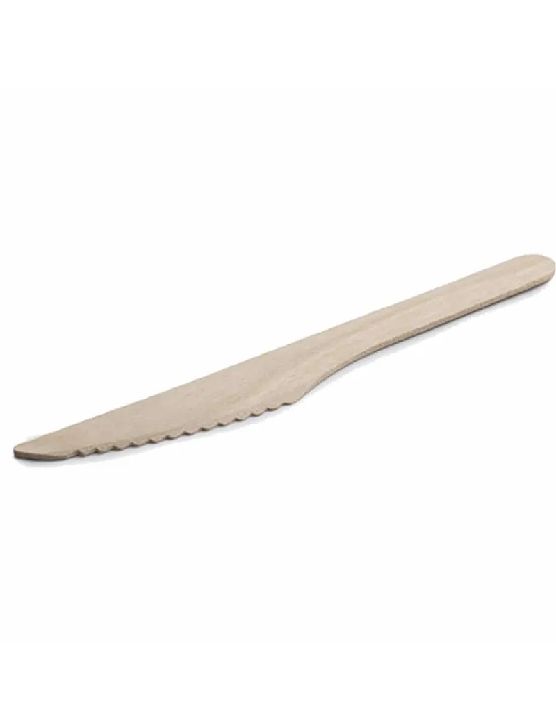 Wooden Knife 165x18mm (100 pieces) Betik