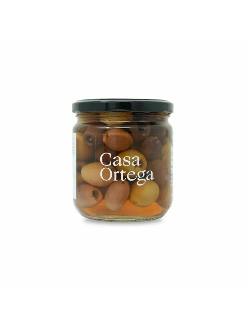 Natural Pitted Olive Mix 345g Casa Ortega