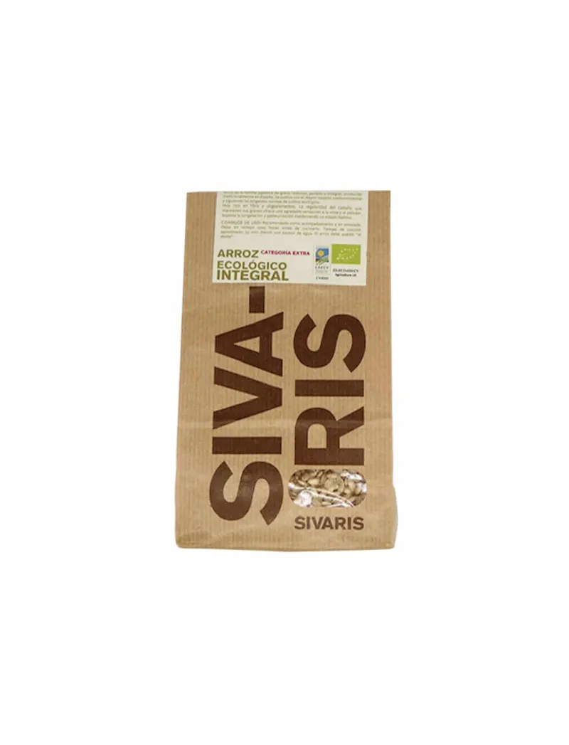 Organic Brown Rice - 500g - Sivaris