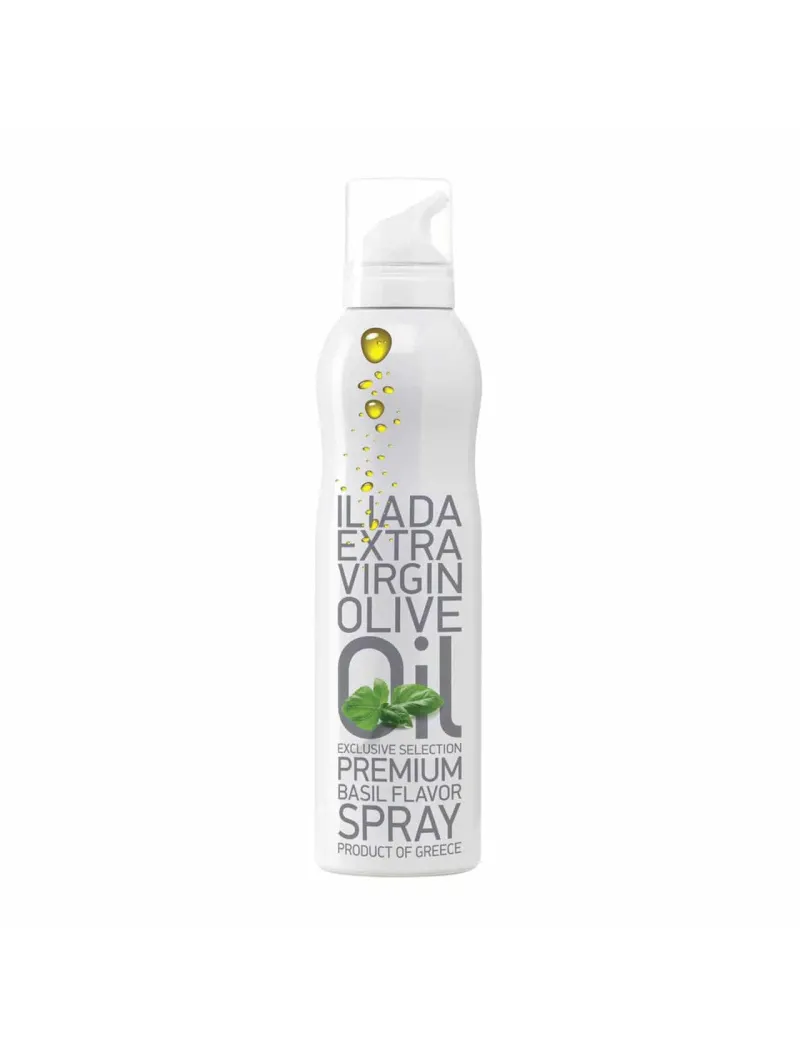 Olive Oil with Basil - Spray 200ml - Iliada