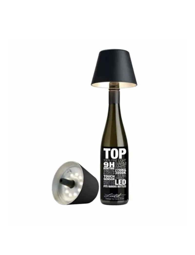 TOP Lamp Black Bottle Sompex