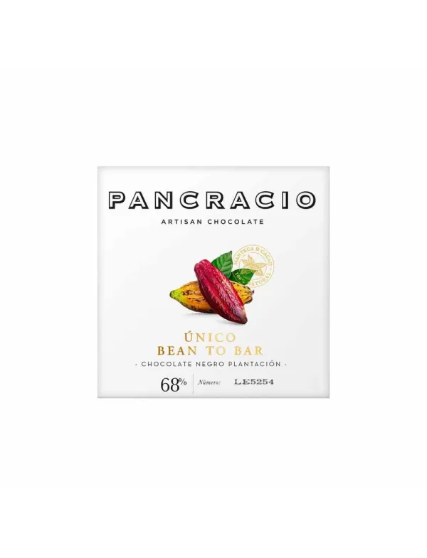 Pancracio, Tableta Chocolate Negro 'Único' Bean to Bar 45g