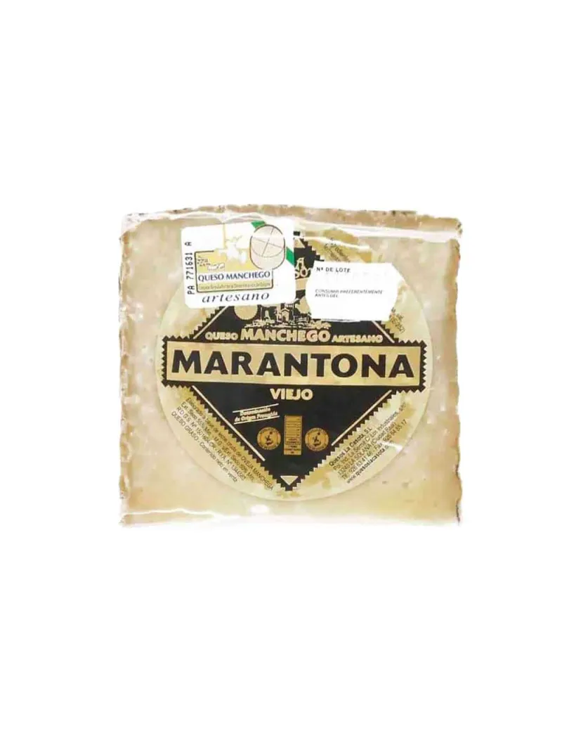 Old manchego cheese wedge 250 g Marantona
