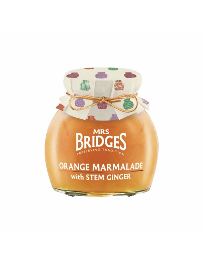 Mrs Bridge Orange & Ginger Marmalade 340 g