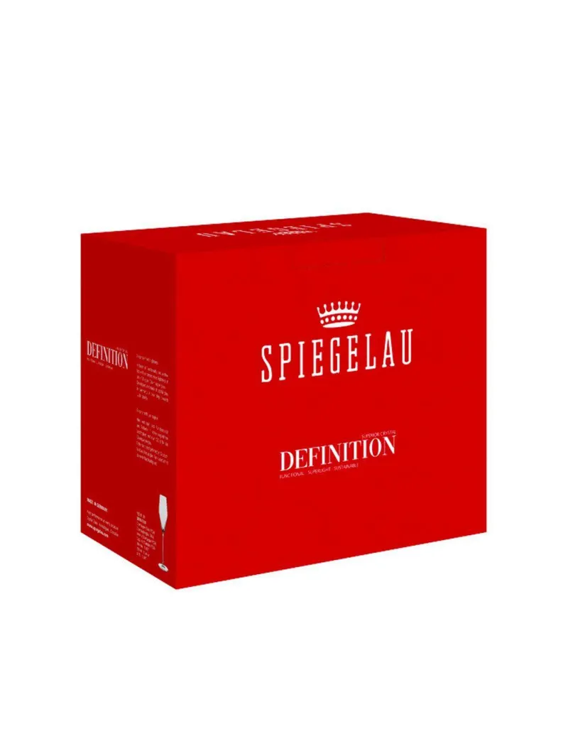 Set of 6 Spiegelau Definition Champagne glasses
