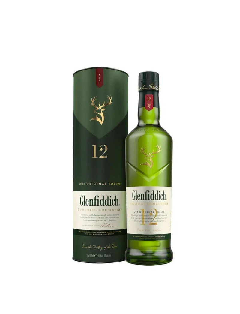 Glenfiddich Single Malt Scotch Whisky 12 años 70 cl