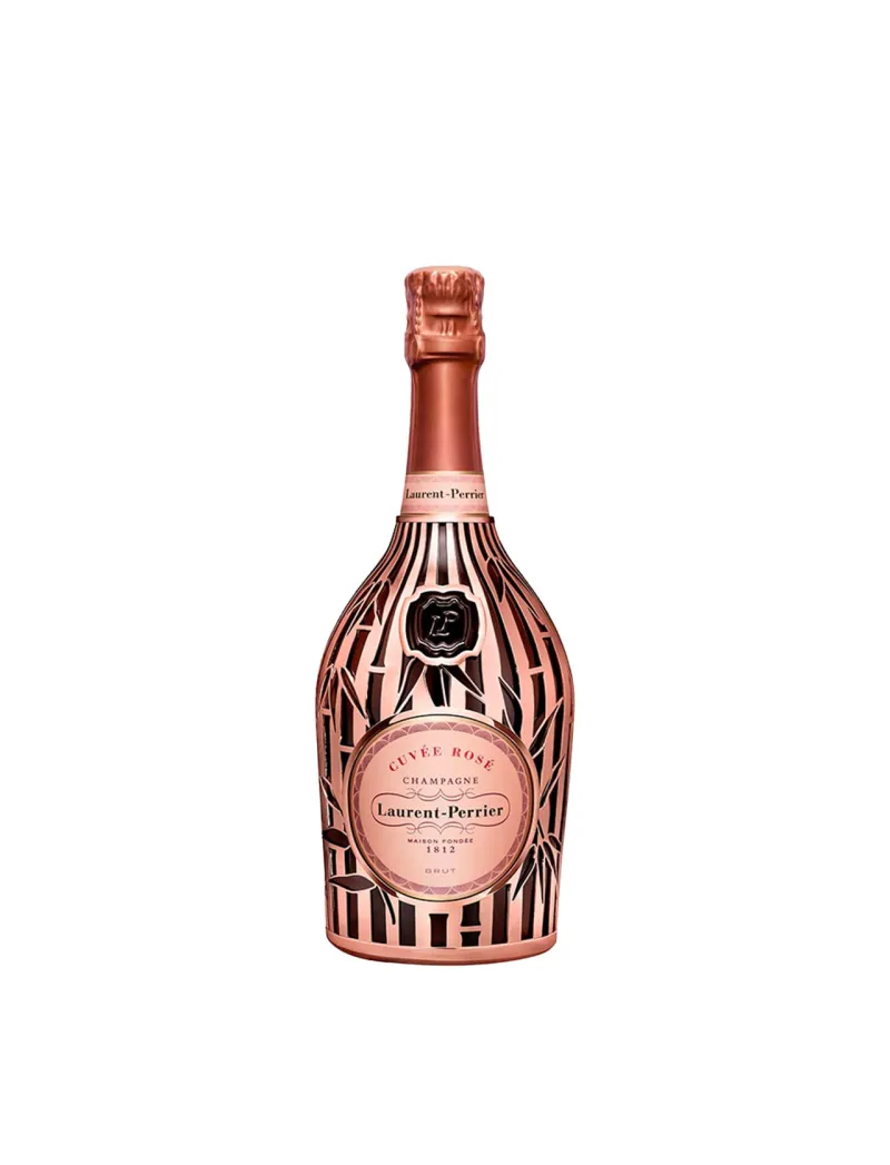 Champagne Laurent-Perrier Cuvee Rose Bamboo Metal Jacket Limited Edition 750ml