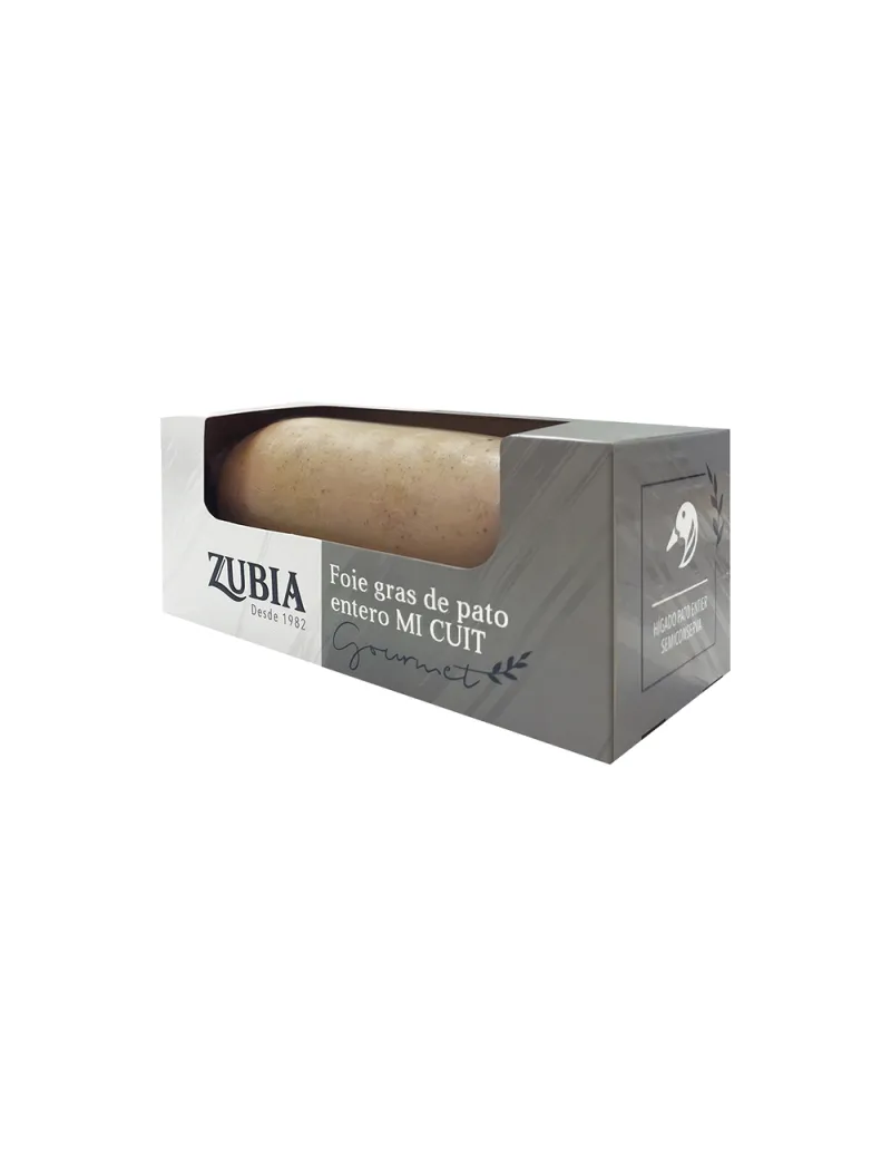 Whole Duck Foie Gras Micuit Case 200g Zubia