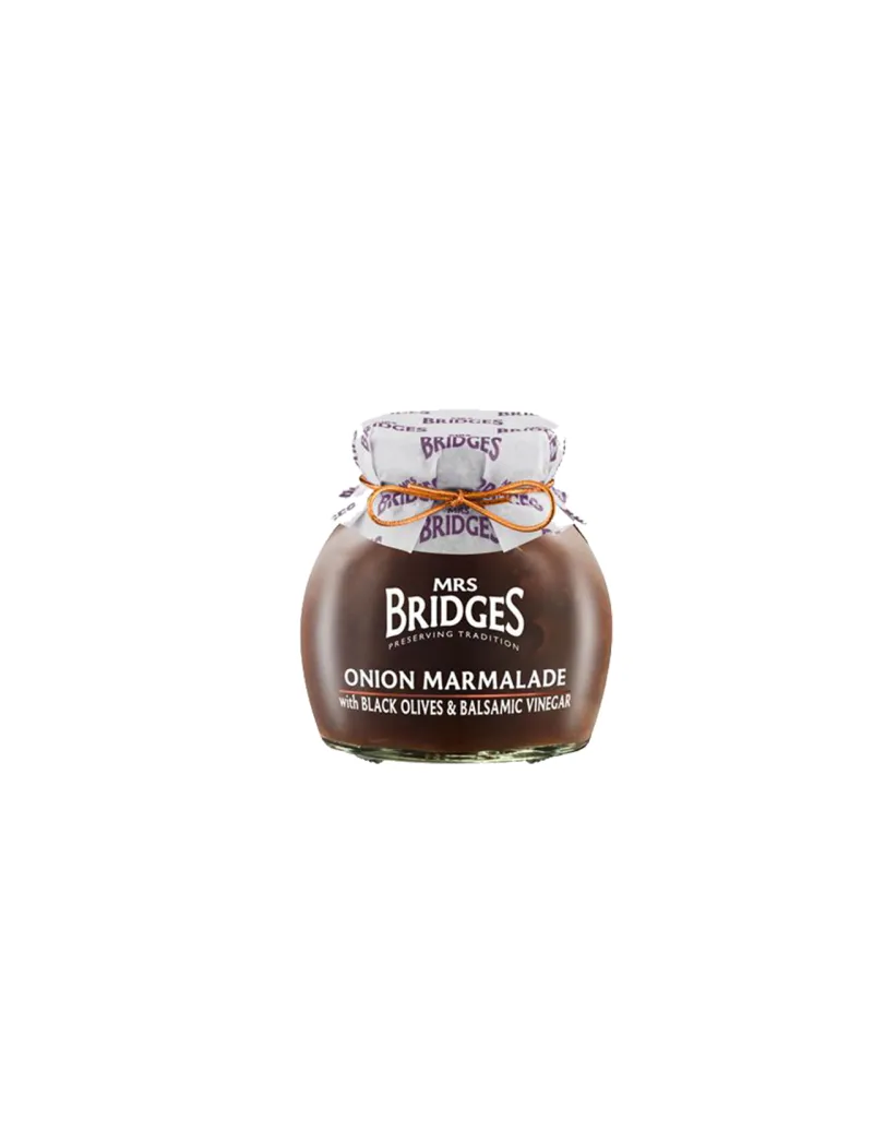 Mr Bridges Mermelada de Cebolla con Aceitunas Negras y Vinagre Balsámico 285g